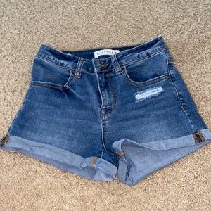 Pac Sun Denim High Waisted Shorts